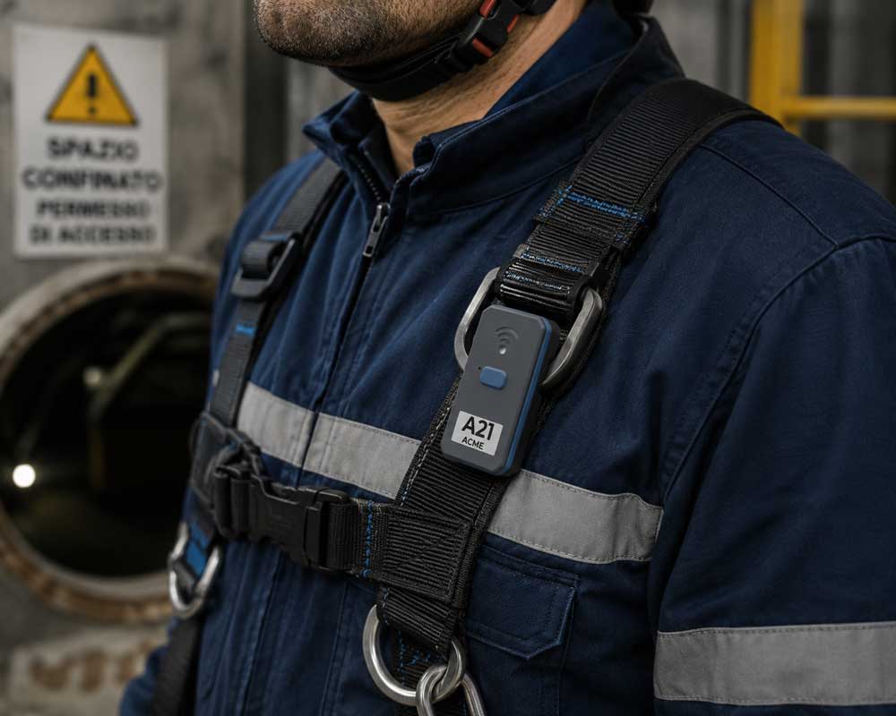 RTLS personnel tracking system for real-time worker location, presence monitoring and operational safety